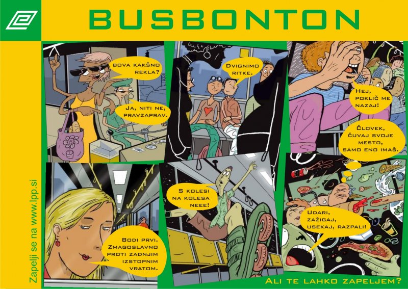 Naslovna stran brošure Busbonton
