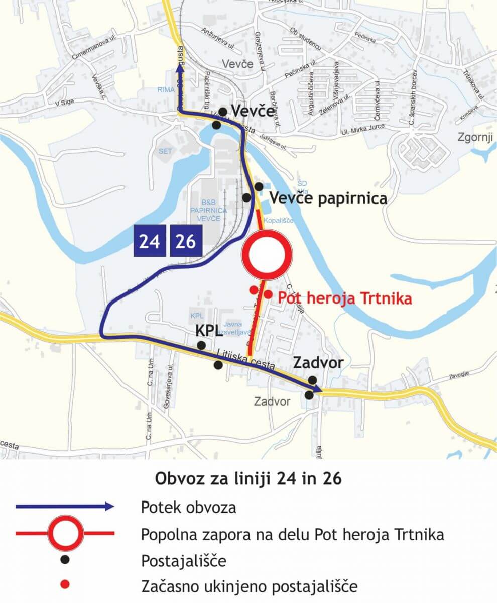 Skica poteka obvoza